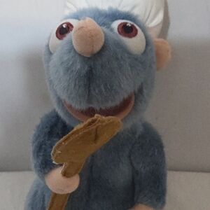 Disney 8" Ratatouille Chef Remy Rat With Spoon White Hat Soft Plush Toy